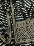 Striped zari inspired saree