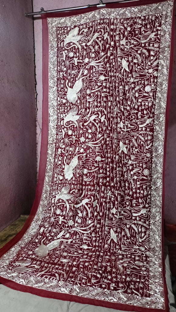 Lal begum Parsi authentic dupatta