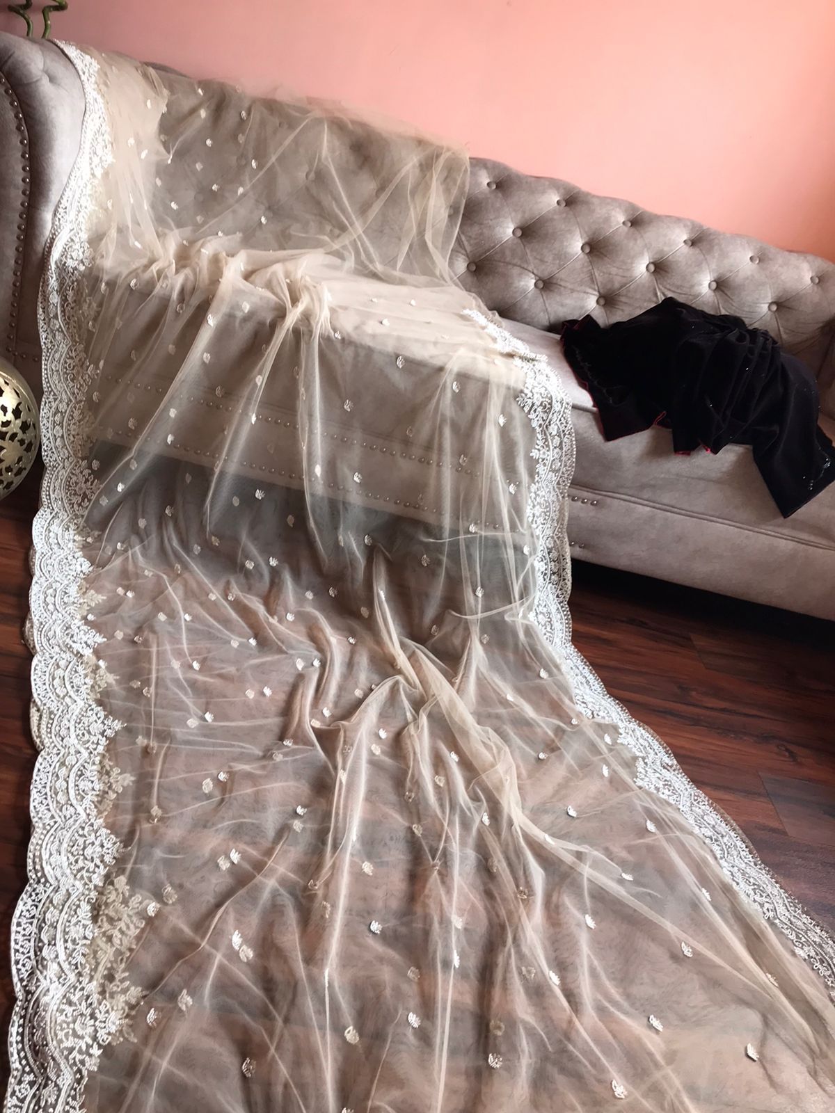 Posh luxe saree - Saffronfashionindia