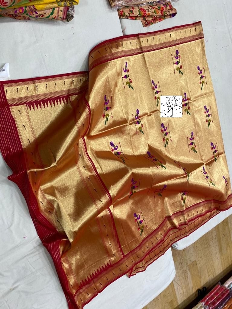 Muniya inspired paithani dupatta - Saffronfashionindia