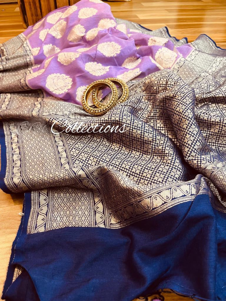 Anishka banarsi weaved saree - Saffronfashionindia