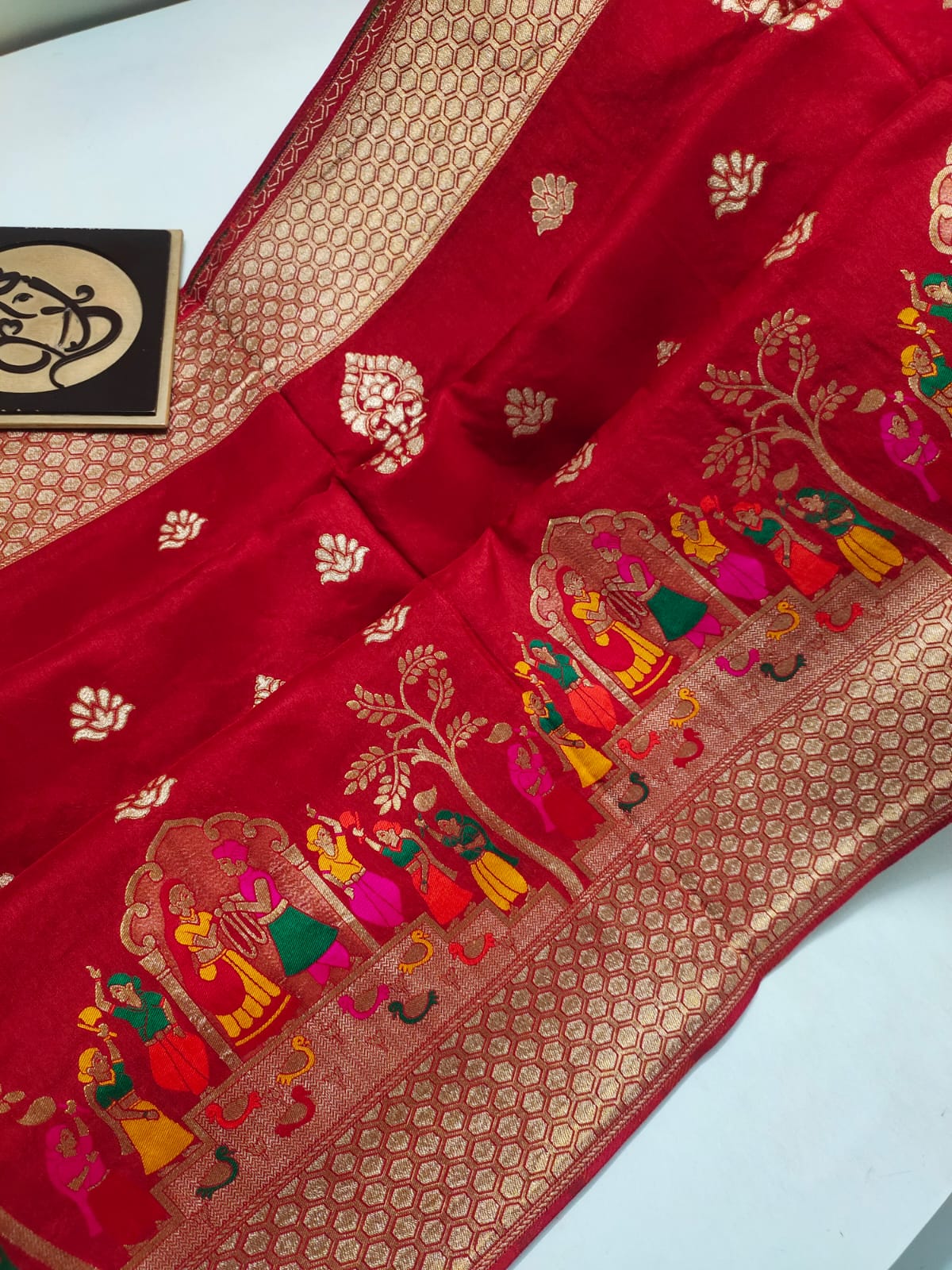 Lavik benaras moonga saree - Saffronfashionindia