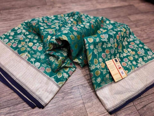 Luvina Banarsi saree - Saffronfashionindia