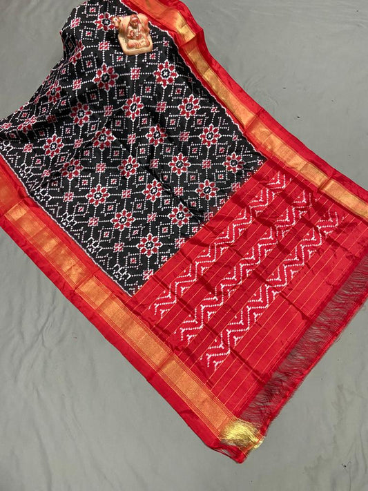 Duvri ikkat dupatta - Saffronfashionindia