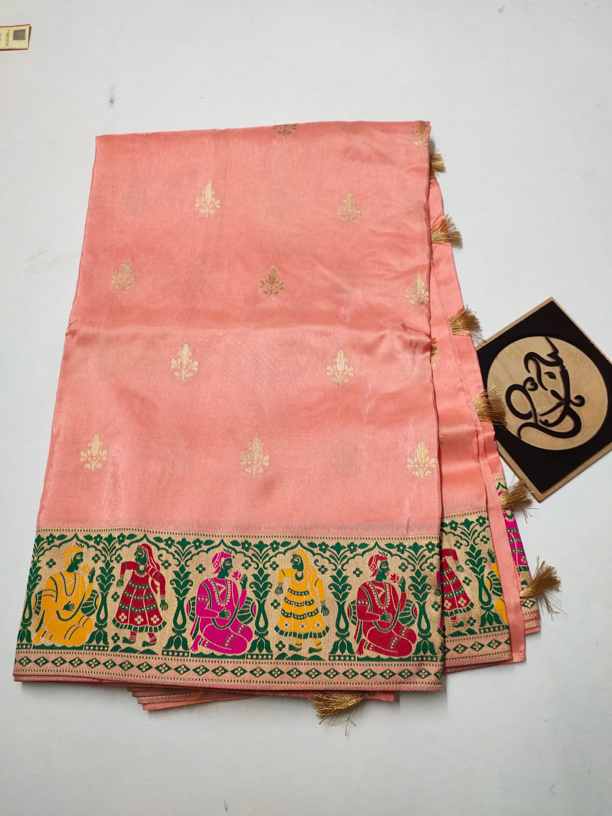 Gandhir banarsi moonga saree - Saffronfashionindia