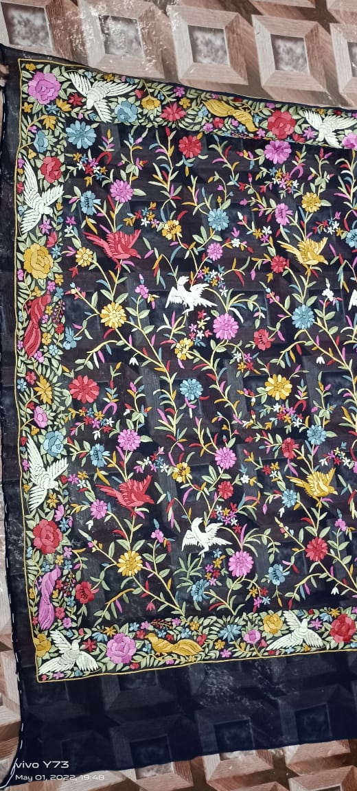 Jodha inspired Parsi dupatta - Saffronfashionindia