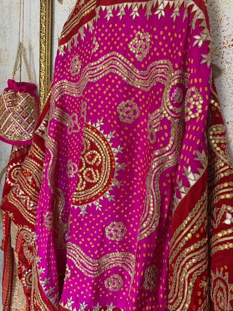 Nazni gajji silk dupatta - Saffronfashionindia