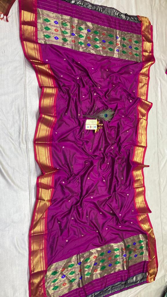 Paithani inspired dupatta - Saffronfashionindia