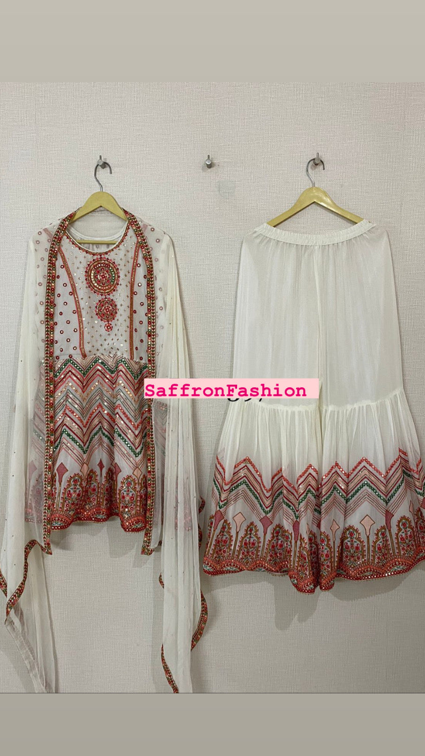 Peplum traditional kurta - Saffronfashionindia