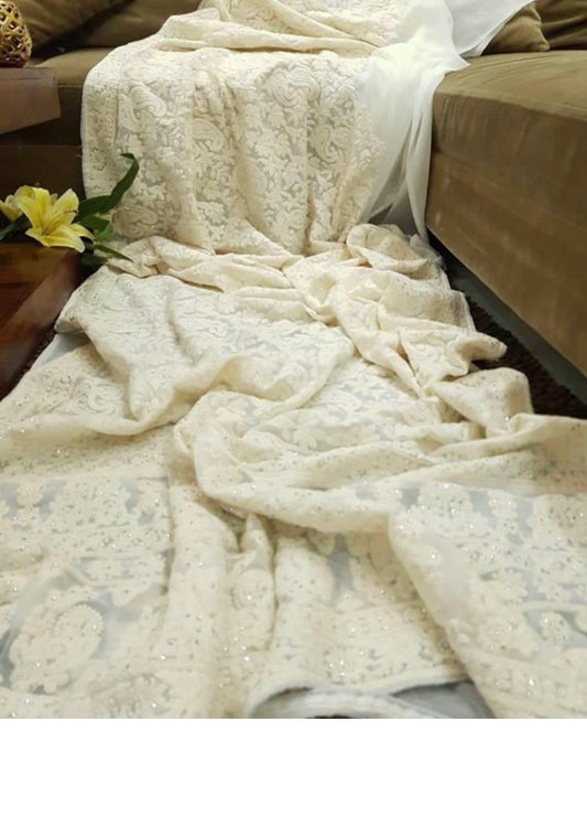 Chickankari saree - Saffronfashionindia