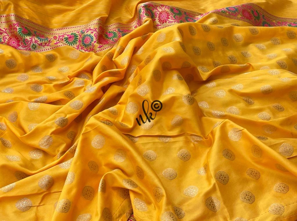 Reet Katan soft silk sari - Saffronfashionindia