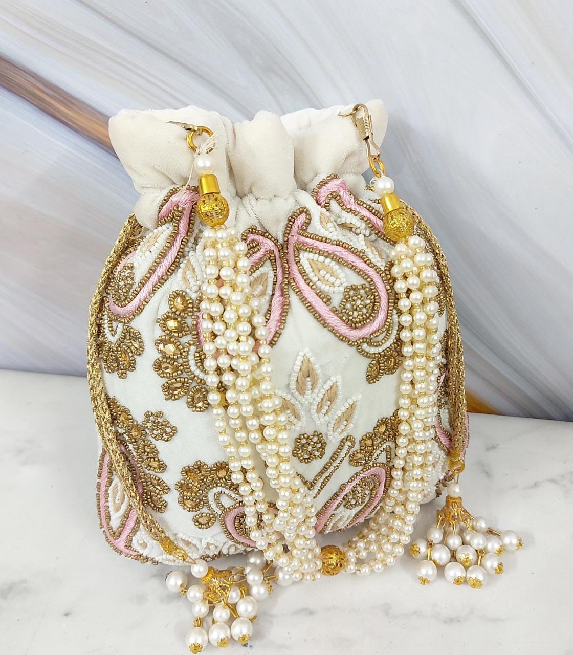 Rosal designer potli - Saffronfashionindia