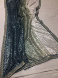 Sequins partywear saree