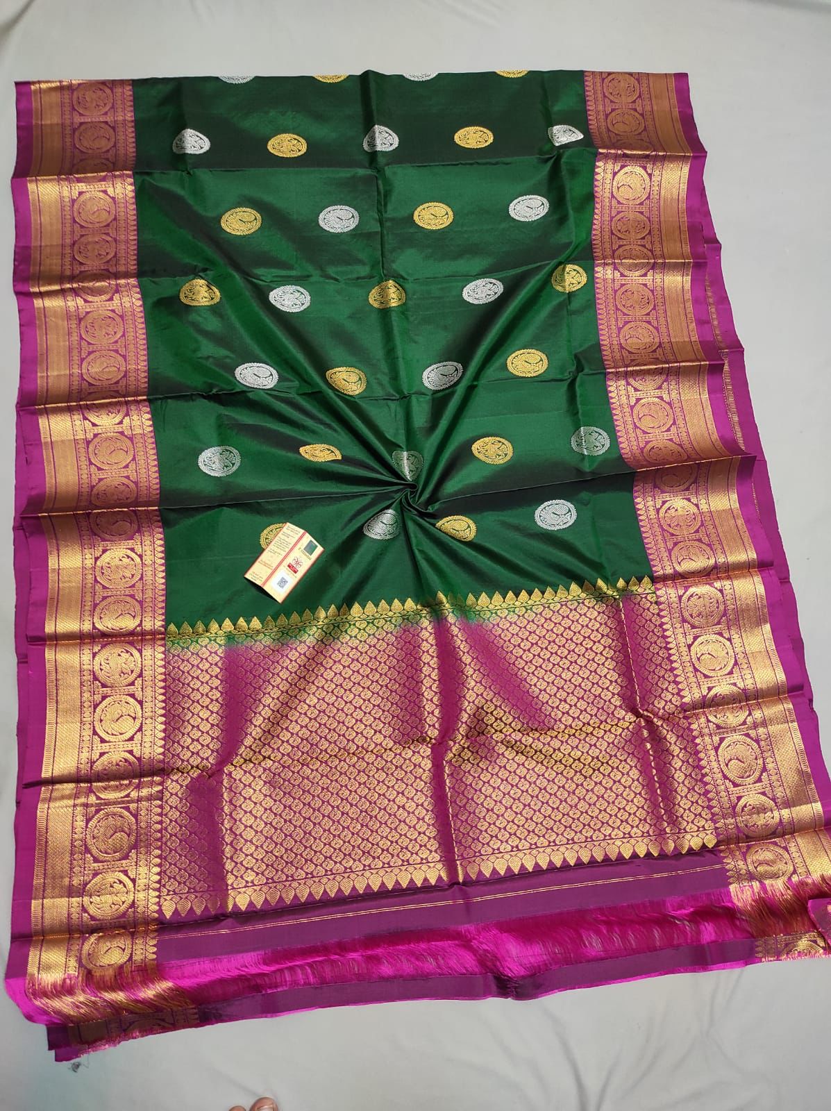 Kanchipuram dupatta - Saffronfashionindia