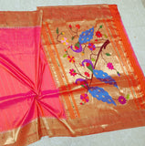 Ginia handloom Paithani saree