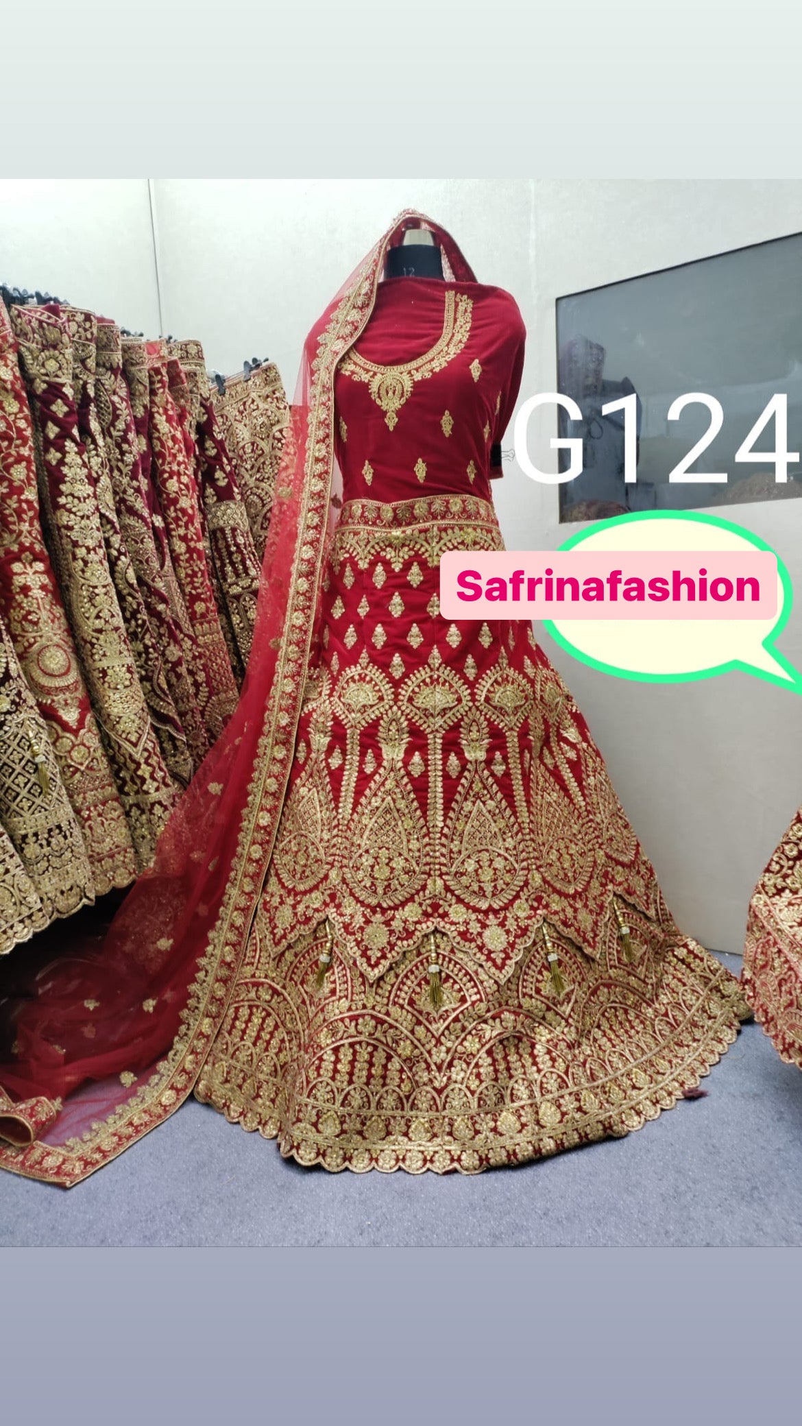 Jodha bridal traditional beautiful lehanga - Saffronfashionindia