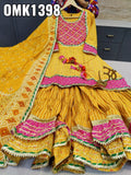 Yellow Kurti sharara dress