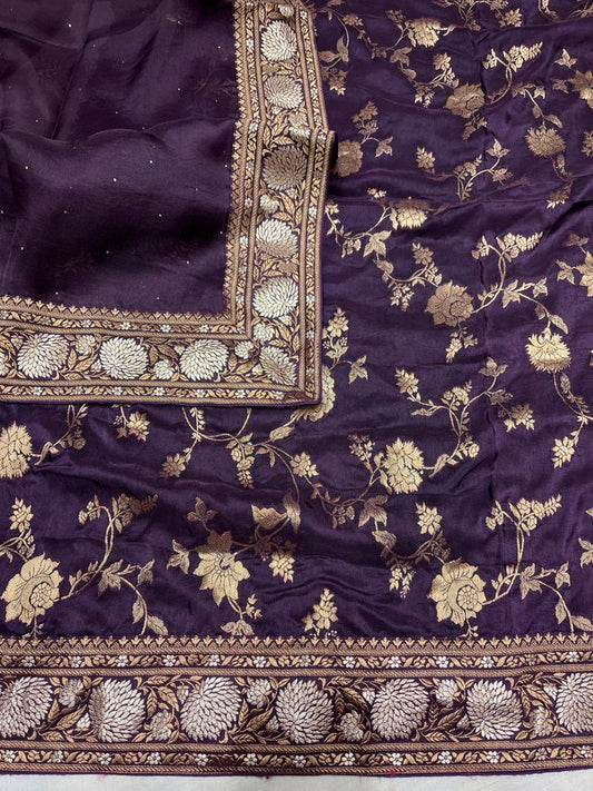 Lipika organza saree/lovely sari - Saffronfashionindia