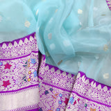 Janisha kora handwoven saree