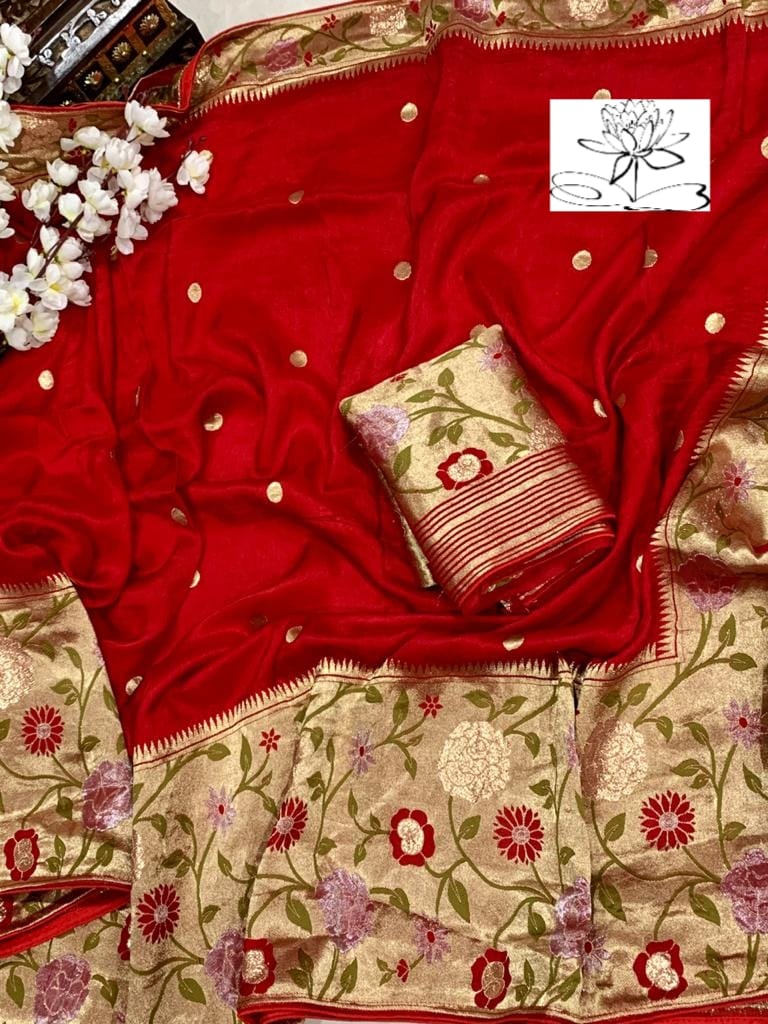 Banarsi bridal saree - Saffronfashionindia