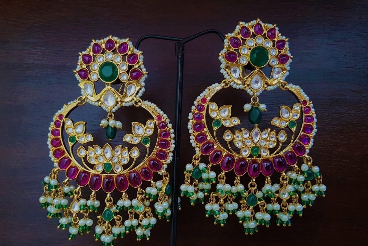 Rimjhim earrings - Saffronfashionindia