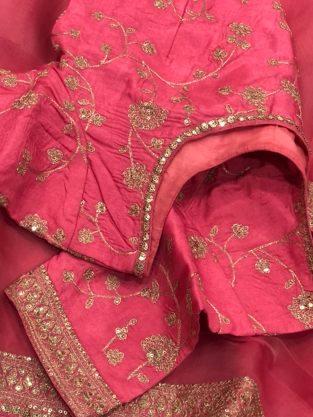 Yanshi organza saree - Saffronfashionindia