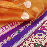 Sevita kora handwoven saree