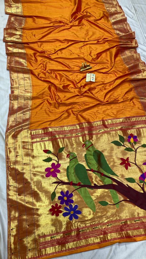 Muniya paithani saree | Blouse designs, Saree, Fashion