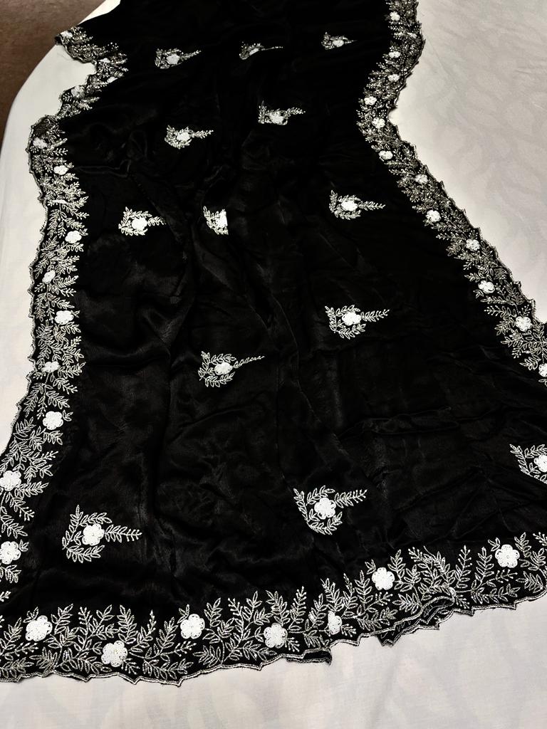 Avisha katdana sequence saree - Saffronfashionindia