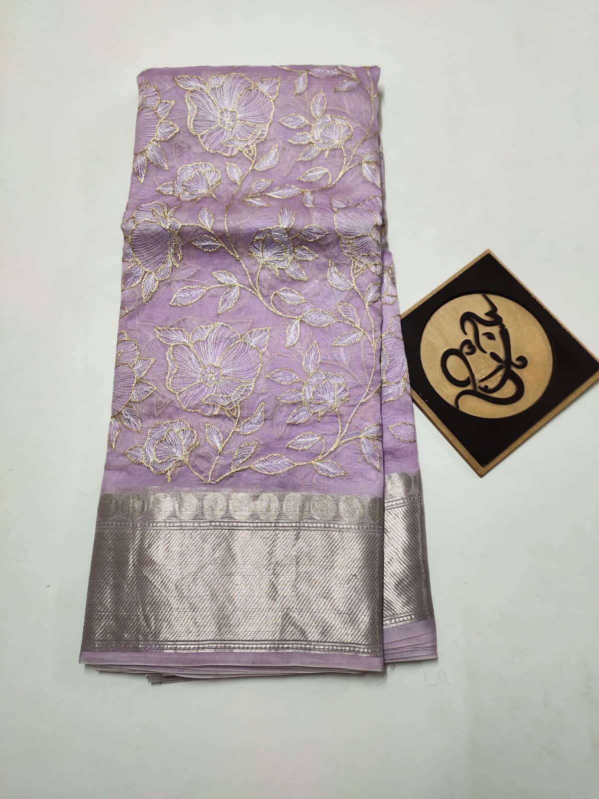 Banarsi kora saree - Saffronfashionindia