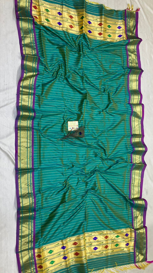 Paithani inspired dupatta - Saffronfashionindia