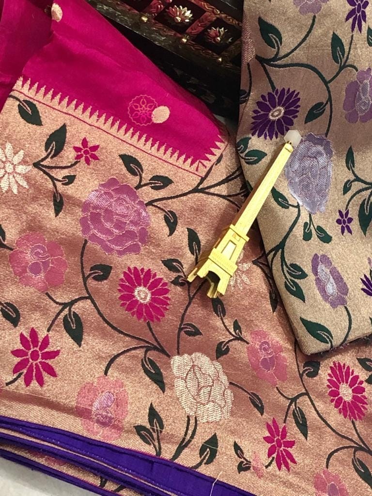 Banarsi bridal saree - Saffronfashionindia