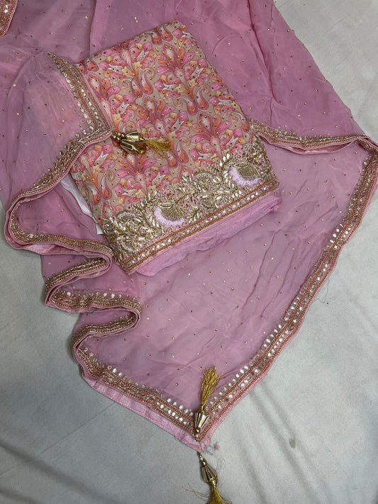 Pinakha salwar suit - Saffronfashionindia