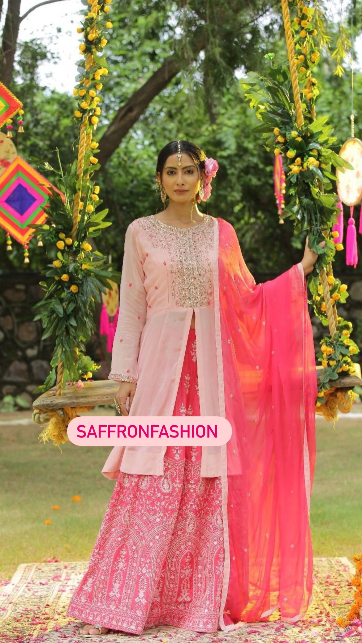 Naina indowestern dress - Saffronfashionindia