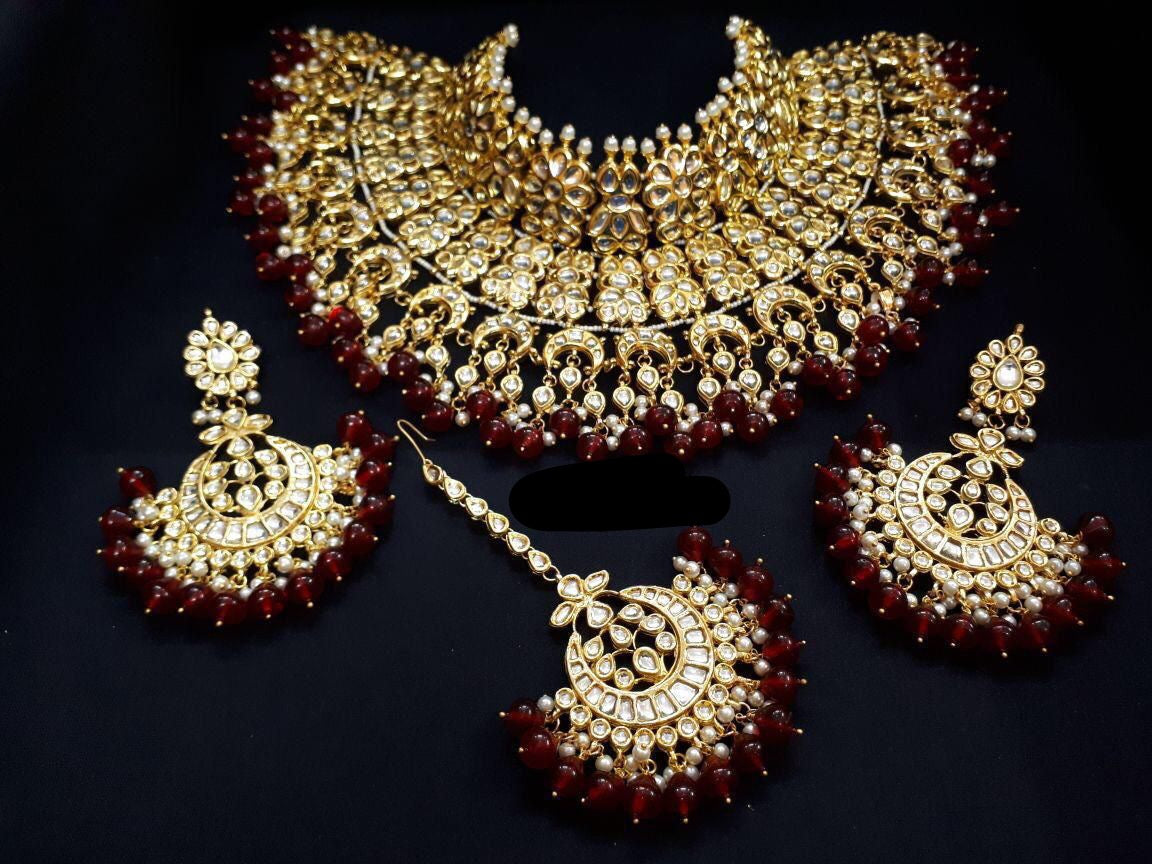 Rehaana choker set - Saffronfashionindia