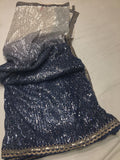 Sequins partywear saree