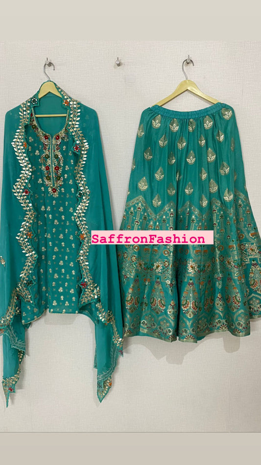 Ozora inspired lehanga choli - Saffronfashionindia