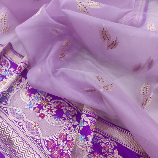 Naysa kadwa kora saree - Saffronfashionindia