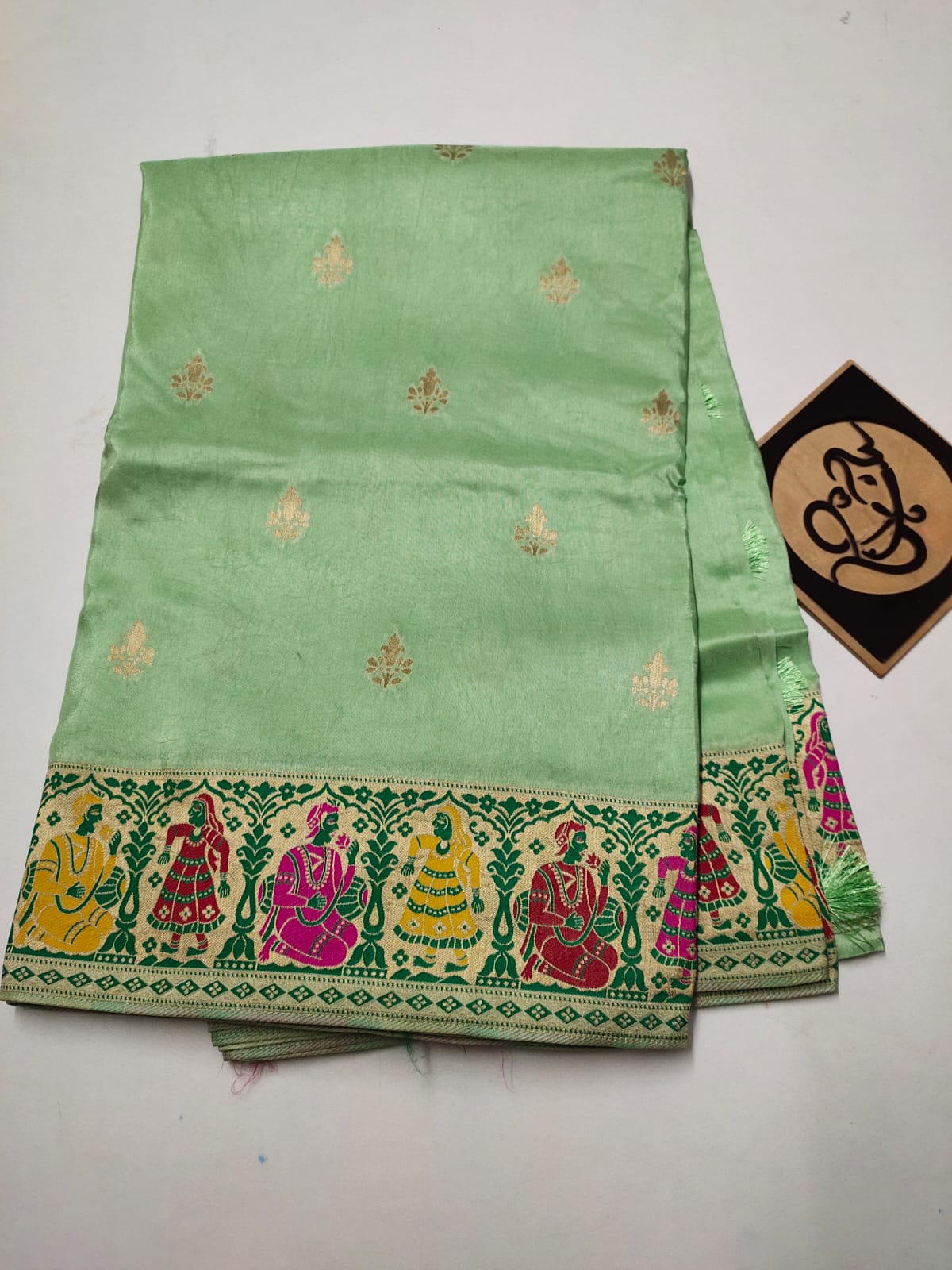 Gandhir banarsi moonga saree - Saffronfashionindia