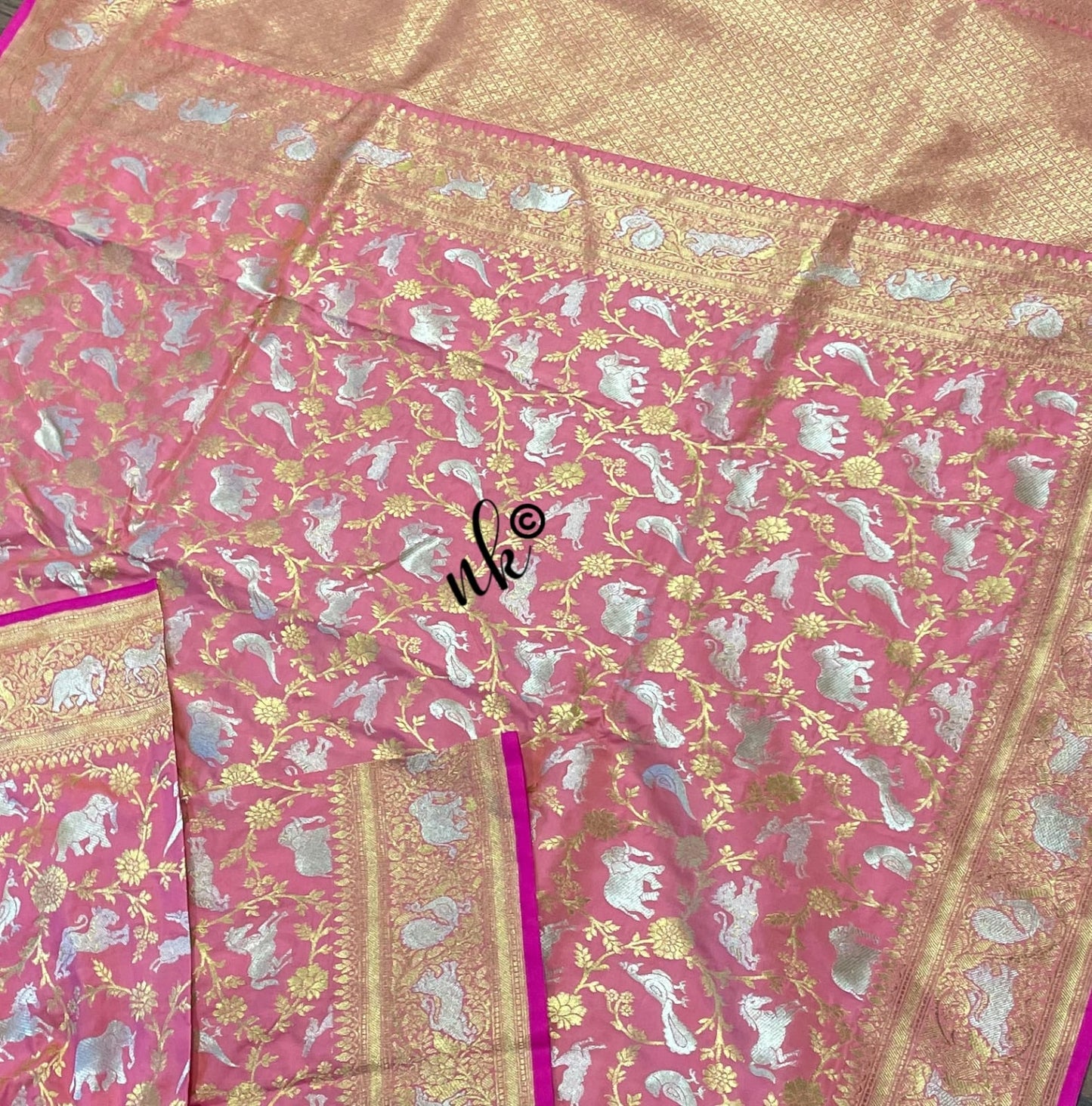 Shikhara inspired Banarsi saree - Saffronfashionindia