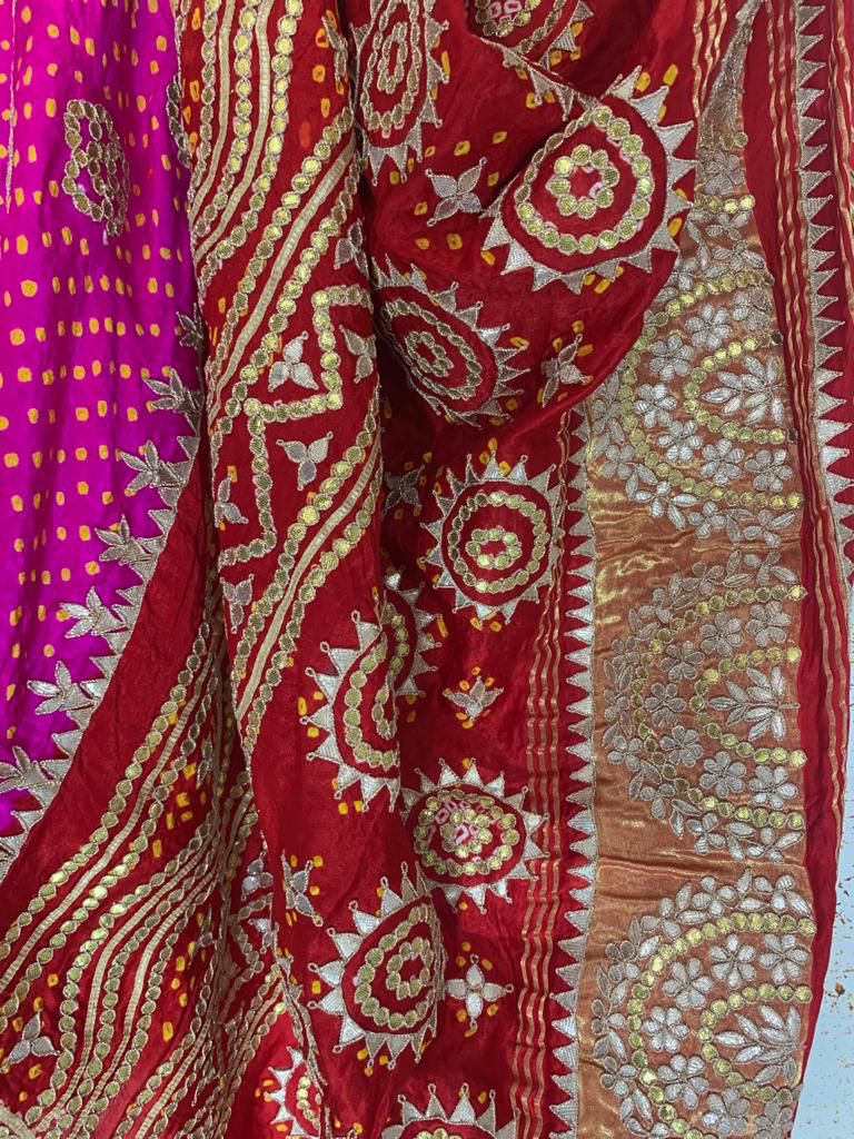 Nazni gajji silk dupatta - Saffronfashionindia