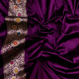 Humera Katan handwoven kadwa saree