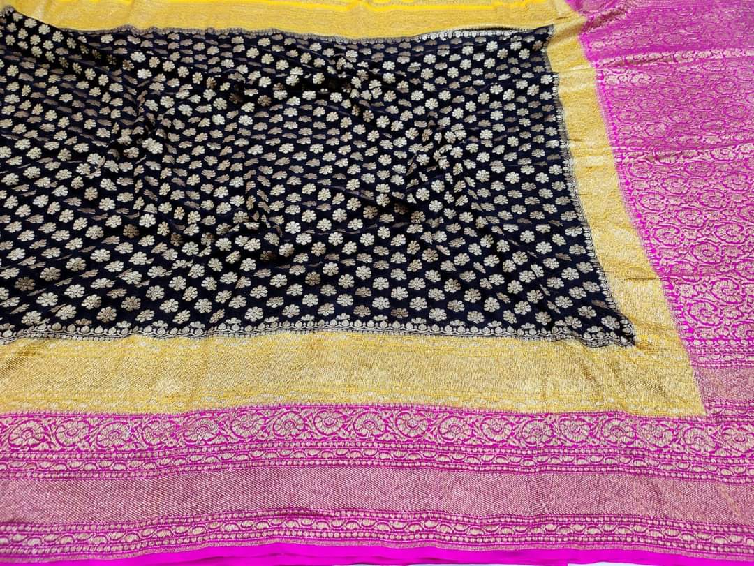 Hazima banarsi saree - Saffronfashionindia