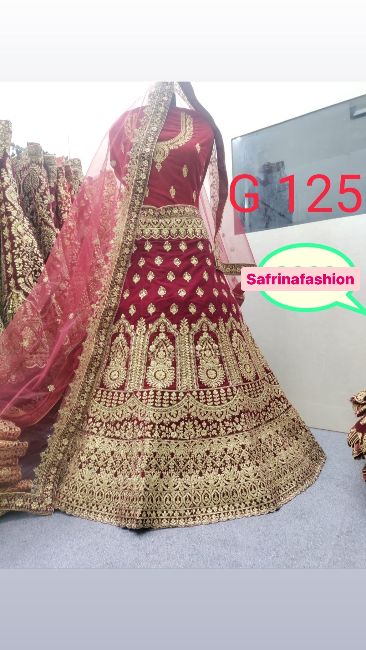 Jodha bridal traditional beautiful lehanga - Saffronfashionindia