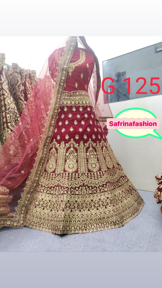 Jodha bridal traditional beautiful lehanga - Saffronfashionindia