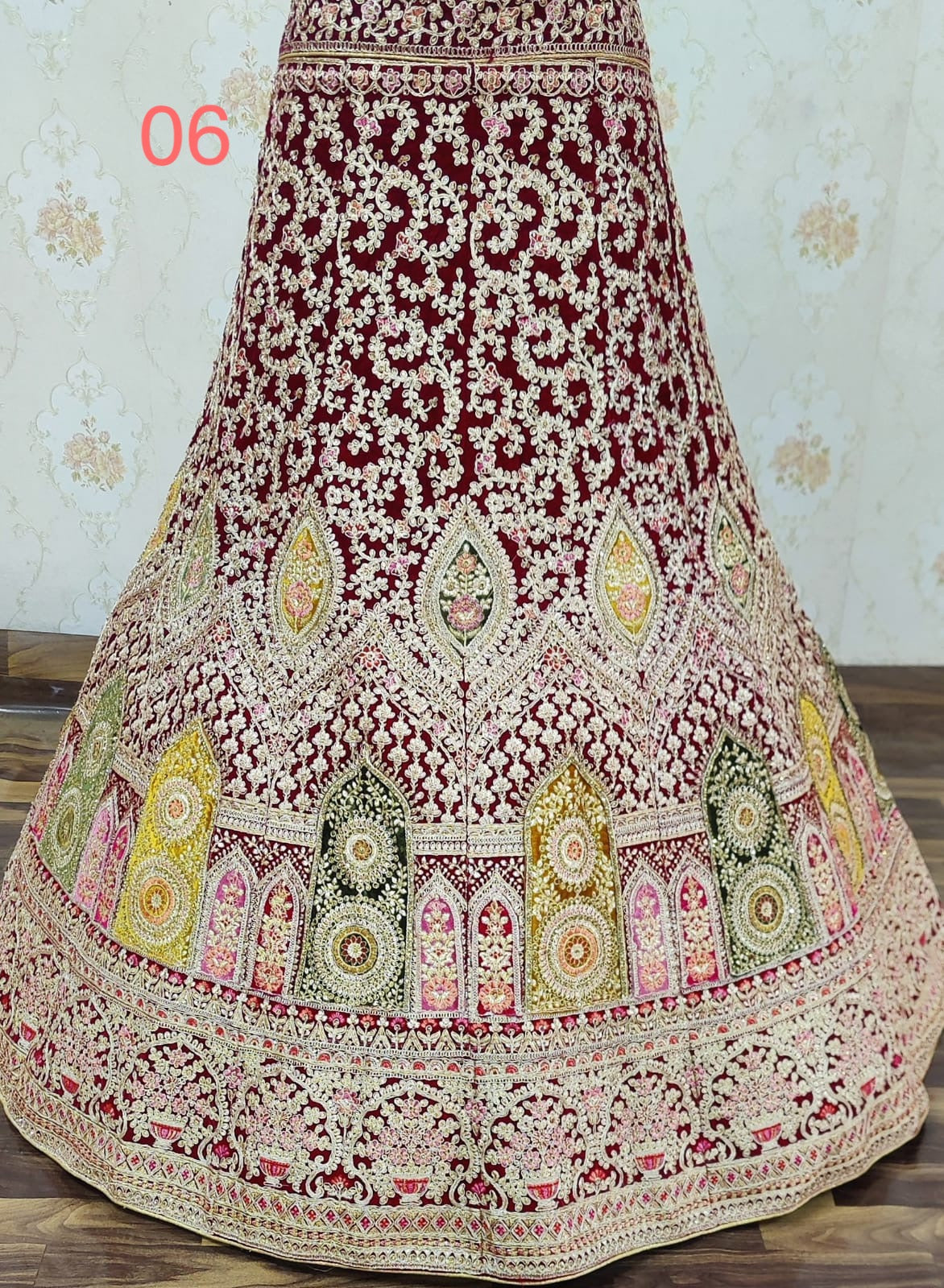 Walima Indian Pakistani Lehangas - Saffronfashionindia