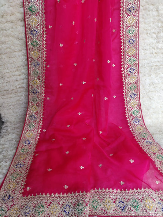 Rani gottapatti saree - Saffronfashionindia