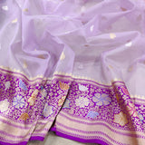 Maharish handwoven kora saree