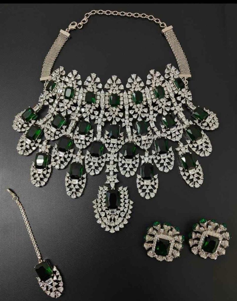 Kiara inspired bridal necklace set - Saffronfashionindia