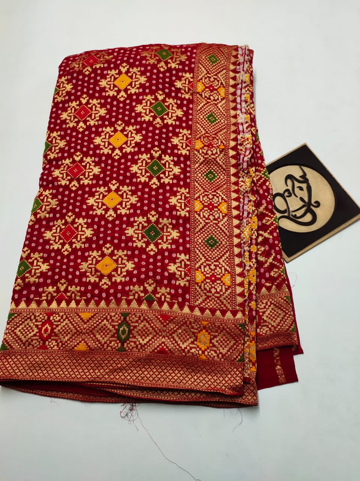 Arvinahi banarsi gorgette saree - Saffronfashionindia